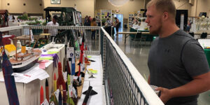 Mechanical projects at the fair.