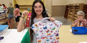 Award winning homemade clothing.