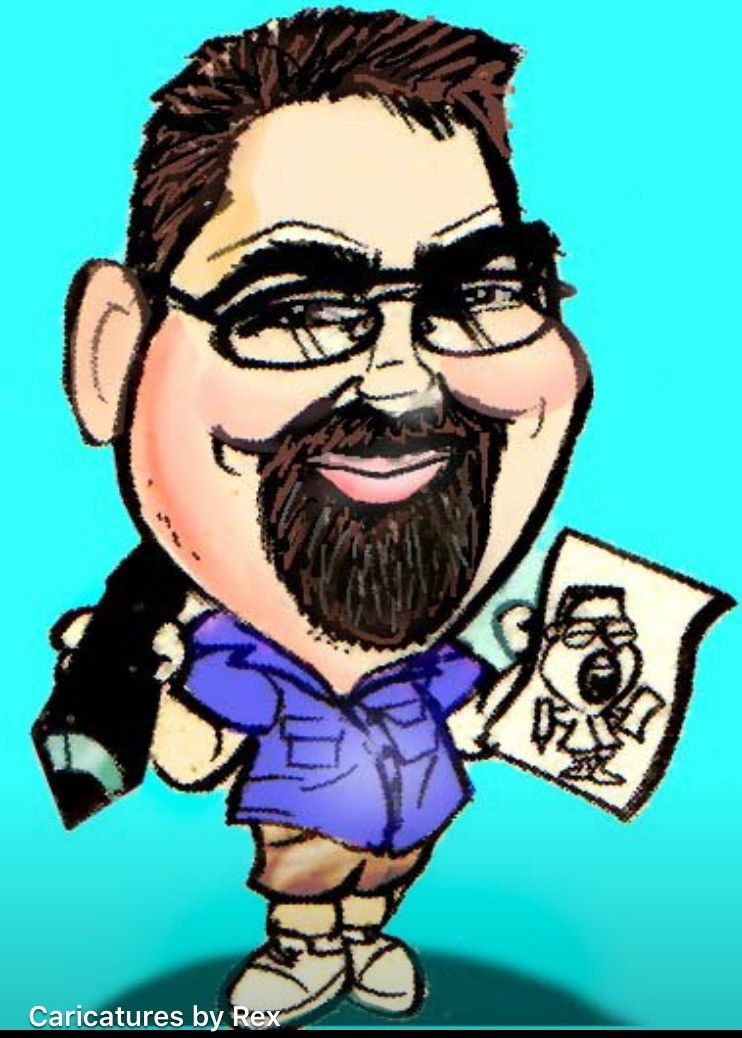 Caricatures by Rex.