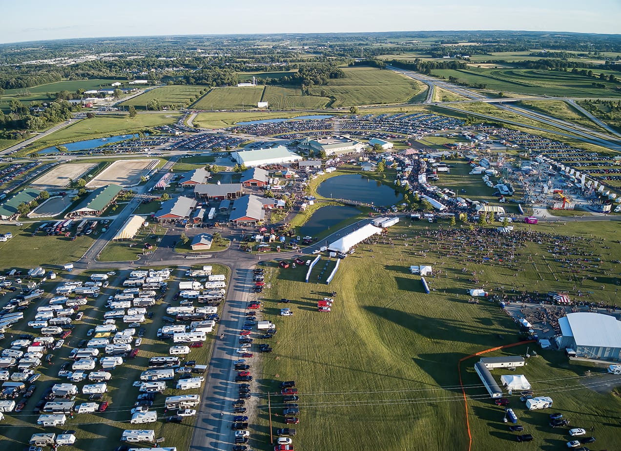 Washington County Fair parking.